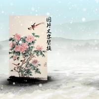 中国风水墨卷轴文人墨客古典字画书籍文字图片展示片头AE模板