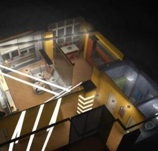 完整两居室小户型房屋室内+家具unity场景模型源码工程素材 Virtual interior