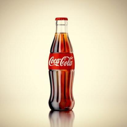 写实玻璃瓶可口可乐汽水饮料CG模型3ds模型！含贴图！Professional Scene With Coca-Cola Bottle
