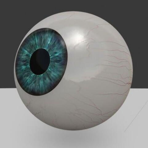 超写实眼球 人的眼睛Eyebal CG模型，含obj/fbx/3ds/stl等模型格式！