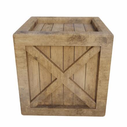 影视级写实木箱子封闭木柜子木头盒子CG模型，含fbx/obj/stl/blend模型格式！Wooden Crate 