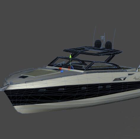豪华游艇快艇船unity模型素材！Luxury Yacht