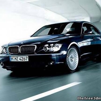 一辆宝马汽宝马BMW商务轿车宝马7系汽车CG模型3dmax模型！有贴图！BMW 7 Series