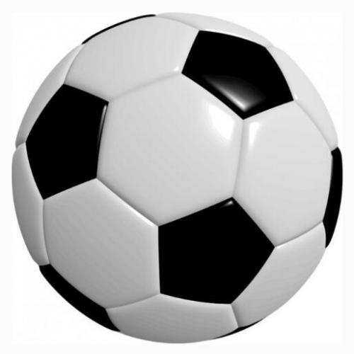 黑白色传统足球体育用品CG模型，含3ds/obj/fbx/blend等3d模型格式！Football