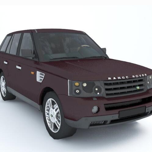 路虎硬派越野车SUV汽车CG模型，Land Rover SUV car 路虎四驱SUV越野车CG模型3dmax模型obj模型3ds模型！有贴图！