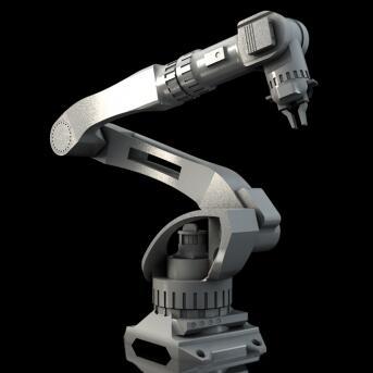 高精度医疗机械手臂工业制造精密电子电器/汽车制造智能机械臂CG模型obj模型c4d模型！Industrial Robot Arm