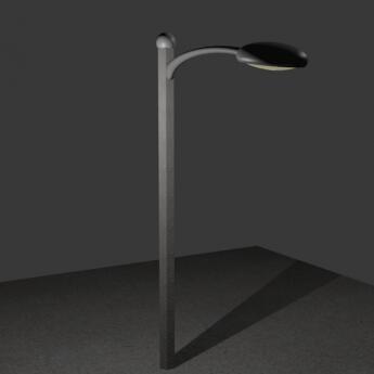 简单的街边路灯街道路灯CG模型！含3ds/fbx/obj等3d模型格式！Street Light